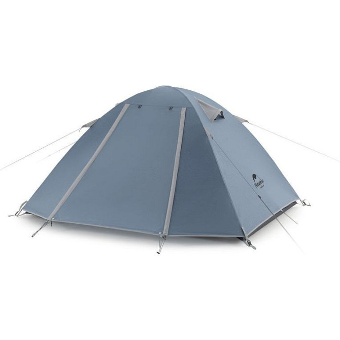Намет двомісний Naturehike P-Series NH18Z022-P, 210T/65D, темно-синій Київ - фото 1