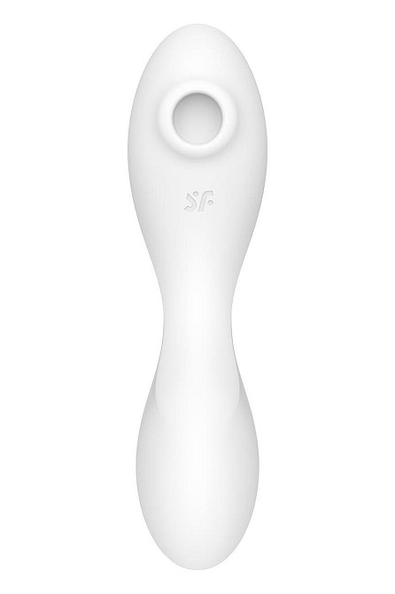 Вакуумный смарт-стимулятор с вибрацией Satisfyer Curvy Trinity 5 (White), управление со смартфона Sex Aura Киев - изображение 2