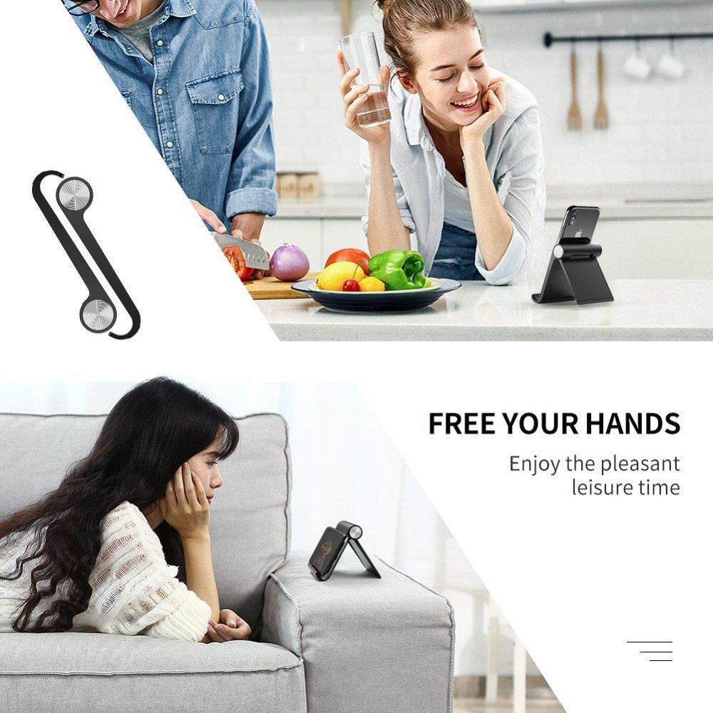 Підставка-тримач Ugreen LP106 для телефону або планшета (Чорна) Миколаїв - фото 5