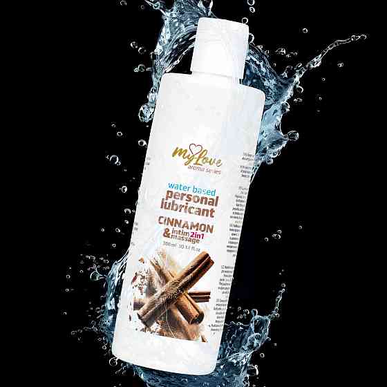 2в1 лубрикант та масажний гель - MyLove Aroma Series Intim&Massage Cinnamon, 300 мл Sex Aura Київ