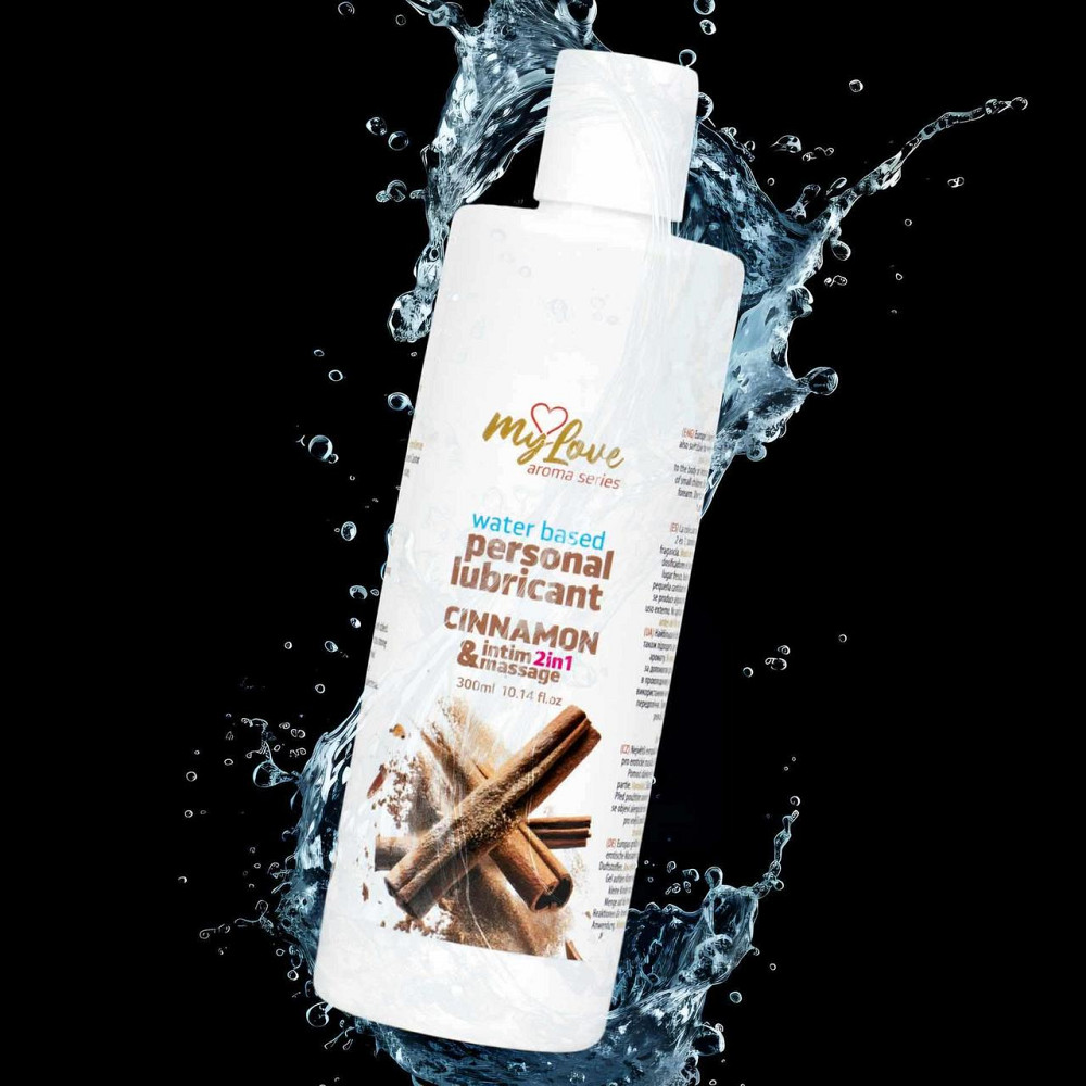 2в1 лубрикант та масажний гель - MyLove Aroma Series Intim&Massage Cinnamon, 300 мл Sex Aura Київ - фото 4