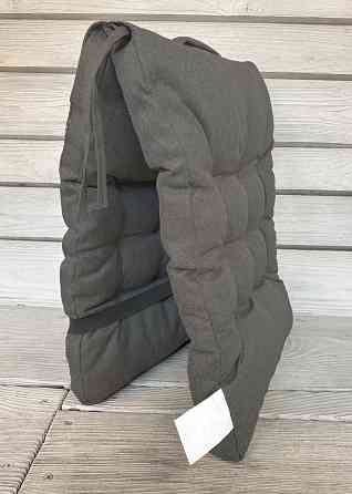 Подушка для стільців (40x120х4 см) подвійна Decorator Мальмо колір темно-сірий 84-158 Київ