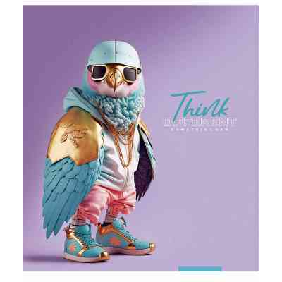 Зошит Школярик Think different 96 аркушів лінія (096-3395L) Вінниця