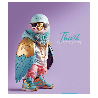 Зошит Школярик Think different 96 аркушів лінія (096-3395L) Вінниця - фото 5