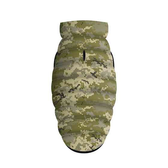 Курточка для собак WAUDOG Clothes, малюнок "Мілітарі", S30, В 58-62 см, С 42-46 см Коломыя