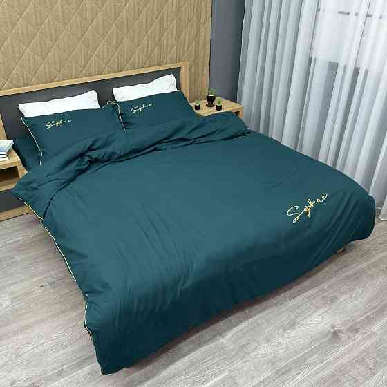 Комплект постільної білизни Сатин, Євро 200х230 Мурена (88-142) Київ