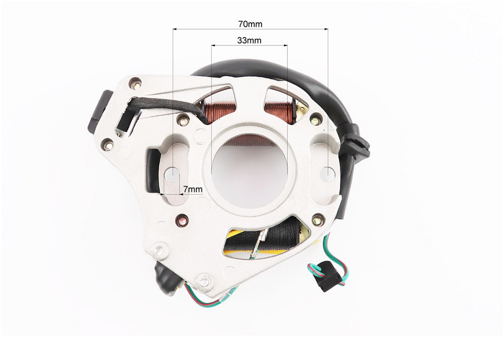 Статор магнето (генератора) (2 котушки "7 проводів") Київ - фото 3