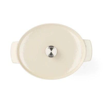 Гусятниця KitchenAid Cast Iron 30 см 5,6 л Мигдалевий крем (CC006062-001) Вінниця - фото 3