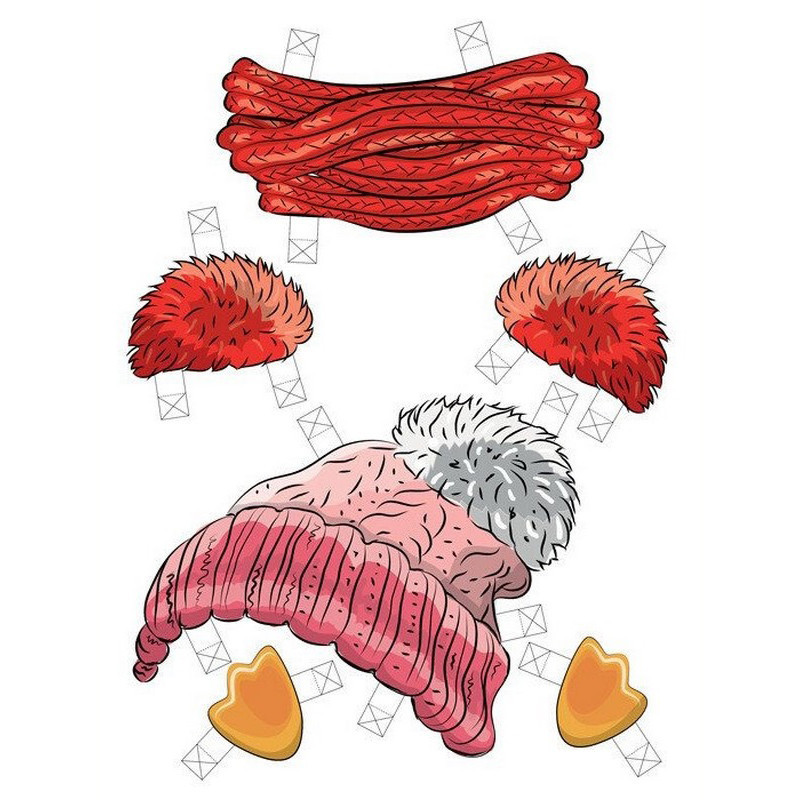 Дитячий набір творчості Об'ємні аплікації "Звірятка-модники" 1505003 Вінниця - фото 4