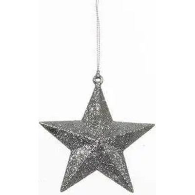 Елочная игрушка Christmas House Звезда объемная серая (8718861347265) Винница - изображение 1