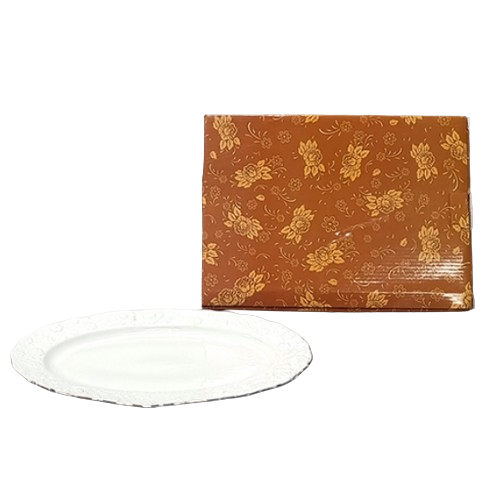 Блюдо овальне 30*21см Біла ніч 9716 S&T Житомир - фото 2