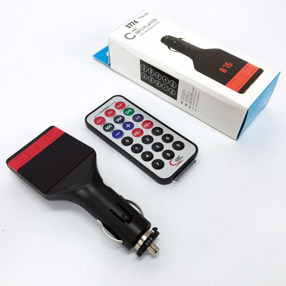 Автомобільний адаптер для заряджання телефону Fm-04, Мпз плеєр в машину, FM модулятор в FK-306 прикурювач авто Київ - фото 10