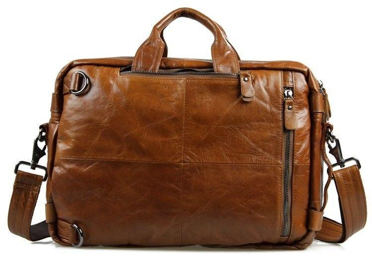 Сумка чоловіча Vintage 14353 трансформер Рудий Київ - фото 8