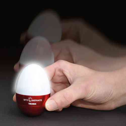 Светильник-ночник с LED-таймером Troika Eggtivate с датчиком вибрации (Красный) Винница