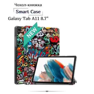 Чохол до планшета BeCover Smart Case Samsung Galaxy Tab A11 SM-X133/X135 8.7" Graffiti (713975) Вінниця