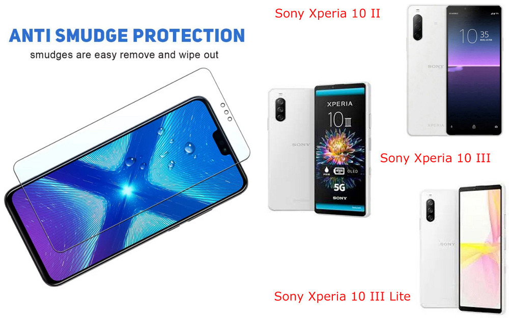 Захисне скло NeoGlass для Sony Xperia 10 II, Xperia 10 III, Xperia 10 III Lite – надпрозоре та стійке Київ - фото 3
