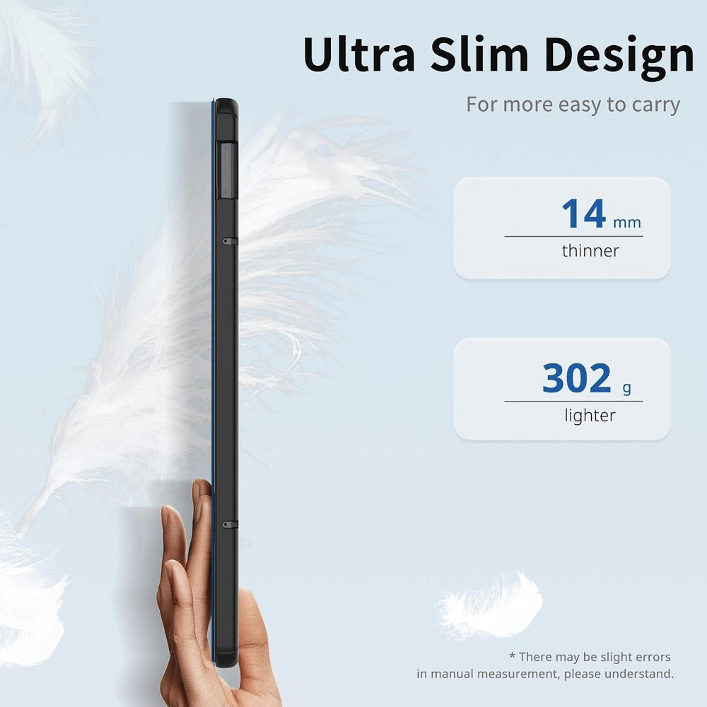 Чохол EasyAcc для Redmi Pad Pro 12.1 / Xiaomi Poco Pad 12.1 2024, захисний чохол з ультратонкої штучної шкіри з функцією підставки Дніпро - фото 5
