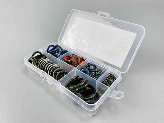 Набір шайб метал з гумовими кільцями  (100 шт)  ATP2187 Мукачево