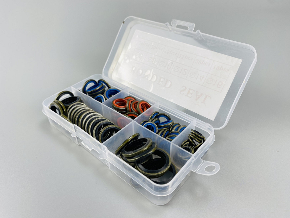 Набір шайб метал з гумовими кільцями  (100 шт)  ATP2187 Мукачево - фото 4