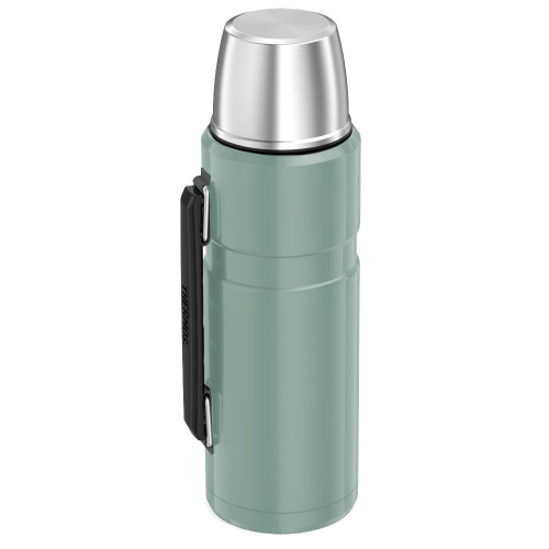 Термос 1.2 літра з ручкою для напоїв Thermos "Stainless King" Green (170025) Нержавіюча сталь Нововолинськ - фото 4