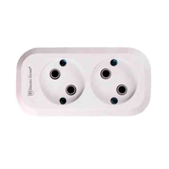 Колодка двухместная без заземления Днепр