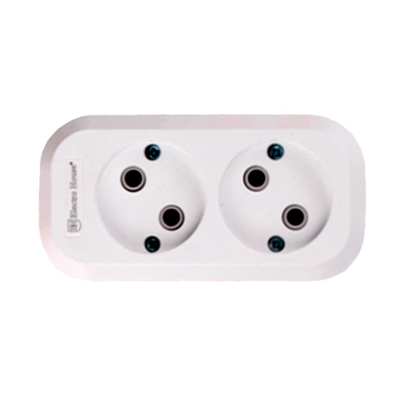 Колодка двухместная без заземления Днепр - изображение 1