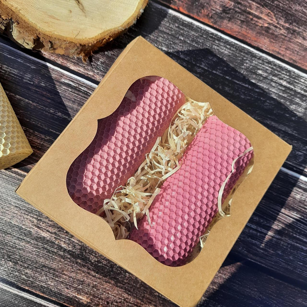 Набор двух свечей из вощины Царство Мёда 13 см Одесса - изображение 5