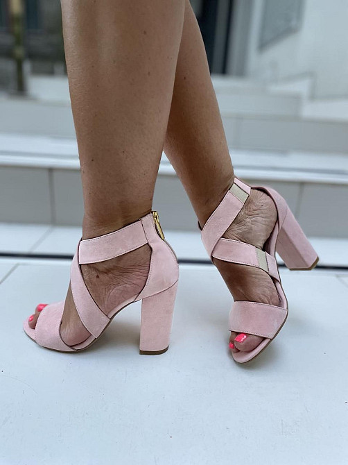 SANTINI Босоніжки жіночі SANTINI 259362-22 пудра (літо, замша натуральна) (3774) Коломия - фото 4