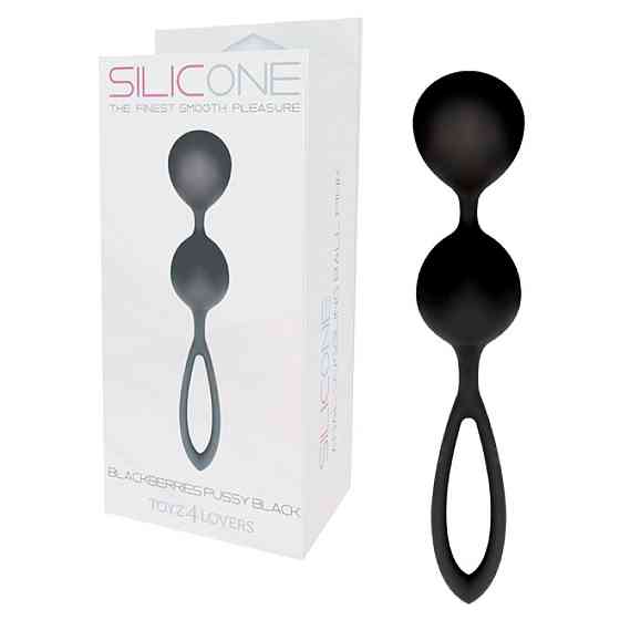 Вагінальні кульки Toyz4Lovers Blackberries Pussy, чорні, 17 × 3 см Sex Aura Київ
