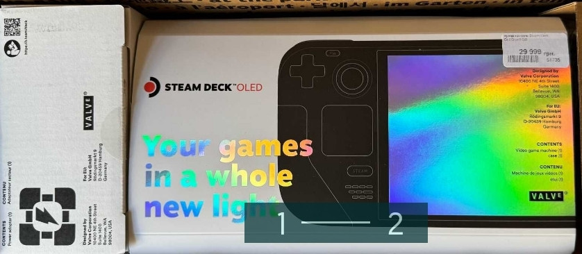 Приставка Steam Deck OLED 512Gb. Киев - изображение 2