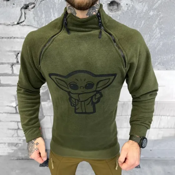 Кофта мужская флика тактическая Мастер ЙОДА олива 2XL Киев
