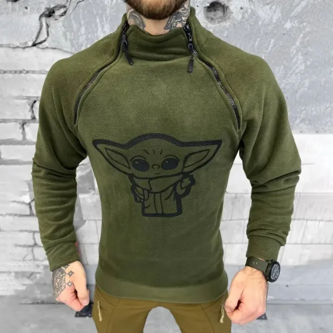 Кофта мужская флика тактическая Мастер ЙОДА олива 2XL Киев - изображение 2