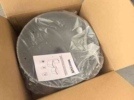 Раковина накладна Mixxus Premium TOPPER-0201 GRAY 410x410x165mm з переливом   ( MP6649 ) 34726 Харьков
