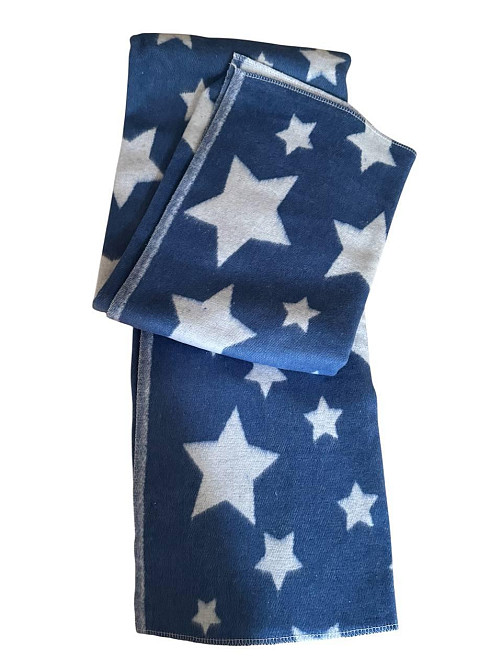 Одеяло детское хлопковое 100×140 синие звезды Диз. 10/34 Киев - изображение 2