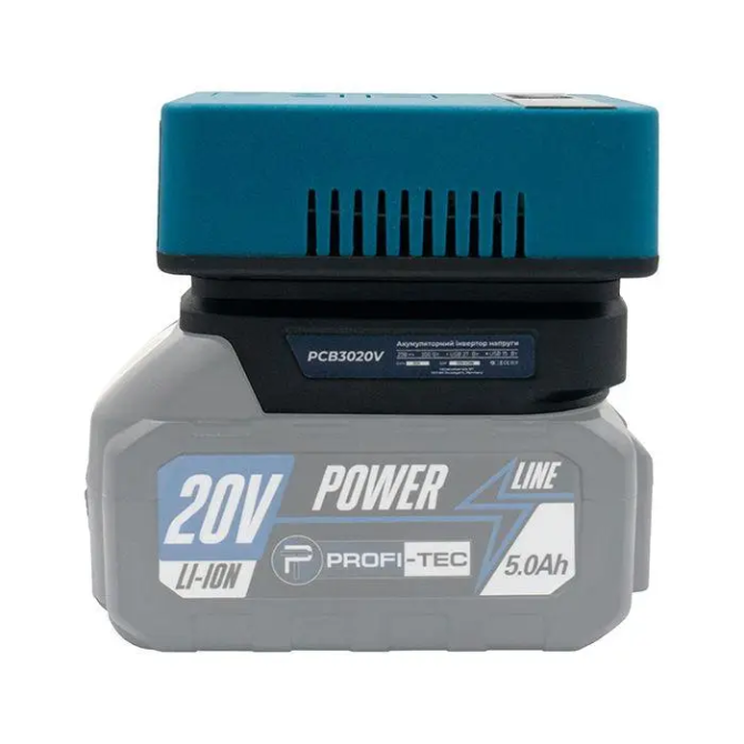 Акумуляторний інвертор напруги (без акумулятора) DC 18-21V to 220V 120W (300W пік.) Київ - фото 10