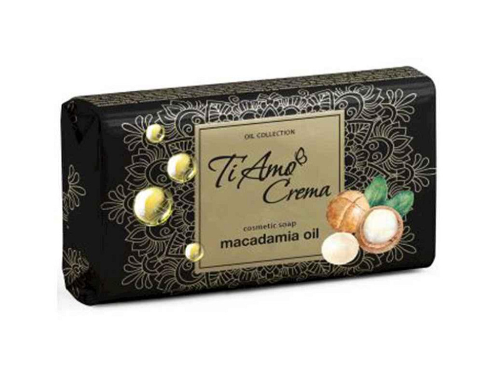Мыло туалетное С маслом макадамии 125г 1шт ТМ Ti Amo Crema Киев - изображение 1