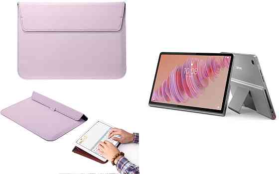 Чохол-конверт VitoCase для Lenovo Tab Plus 2024, з функцією підставки для планшета Фіолетовий Київ