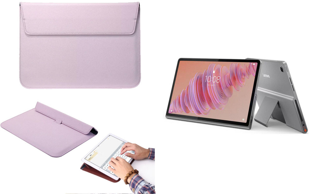 Чохол-конверт VitoCase для Lenovo Tab Plus 2024, з функцією підставки для планшета Фіолетовий Київ - фото 1