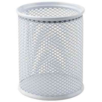 Подставка для ручек Axent для ручек круглая 80х80х100 мм металлическая белая (2110-21-A) Винница