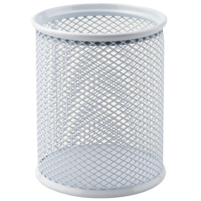 Подставка для ручек Axent для ручек круглая 80х80х100 мм металлическая белая (2110-21-A) Винница - изображение 1