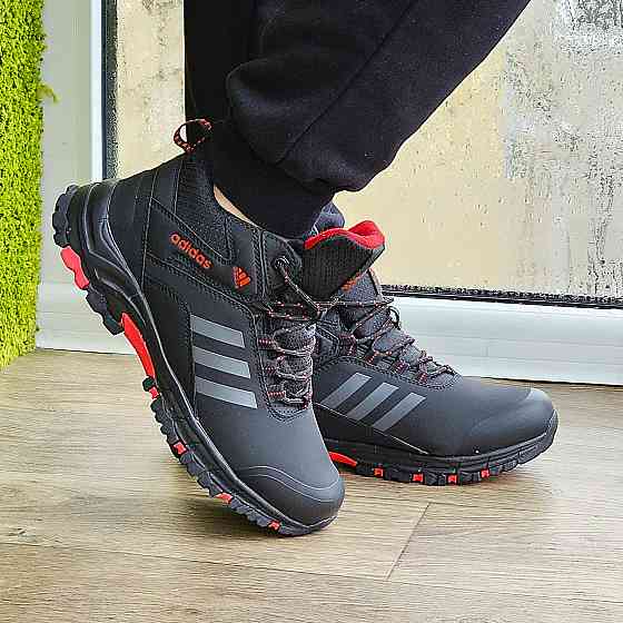 Зимние Кроссовки Adidas Terrex GORE-TEX с МЕХОМ Черные Мужские Адидас Гортекс (размеры: 41) - 3 Днепр