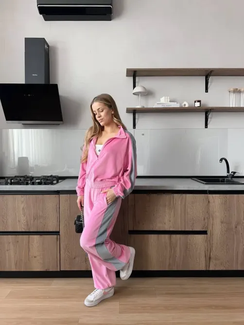 Жіночий велюровий костюм двійка — преміум велюр Одеса - фото 16