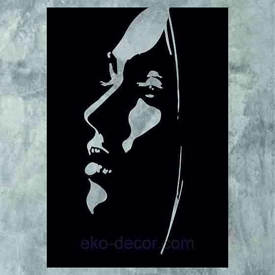 Декоративное настенное Панно «Женский Образ», Декор на стену 110*72 см Киев