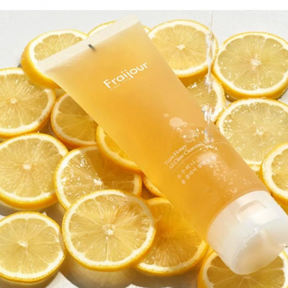 Пінка для вмивання з прополісом та юдзу Yuzu Honey All Clear Cleansing Foam Fraijour 250 мл Київ - фото 3