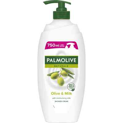 Гель для душу Palmolive Naturals Оливка та молочко Зволожувальний 750 мл (8714789526478) Вінниця