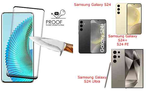 Захисне скло HyperGlass Pro для Samsung Galaxy S24, S24+, S24 FE, S24 Ultra – максимальна чутливість та захист Київ