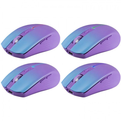 Мышка Defender Mystery MM301 LED Wireless/Bluetooth Violet (52301) Винница - изображение 9