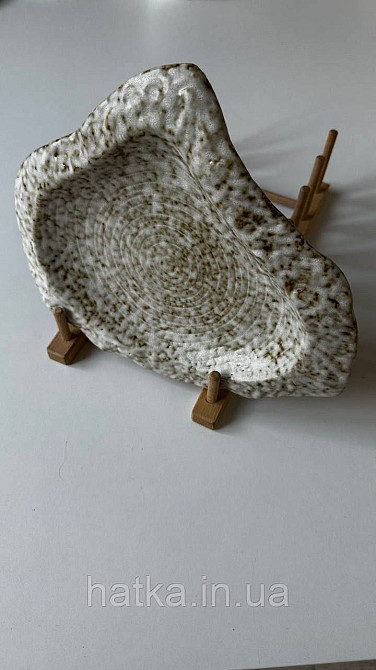 Салатник фігурний Olens "Нормандія" 28*24*3,4 см кераміка для дому та ресторану Київ - фото 2