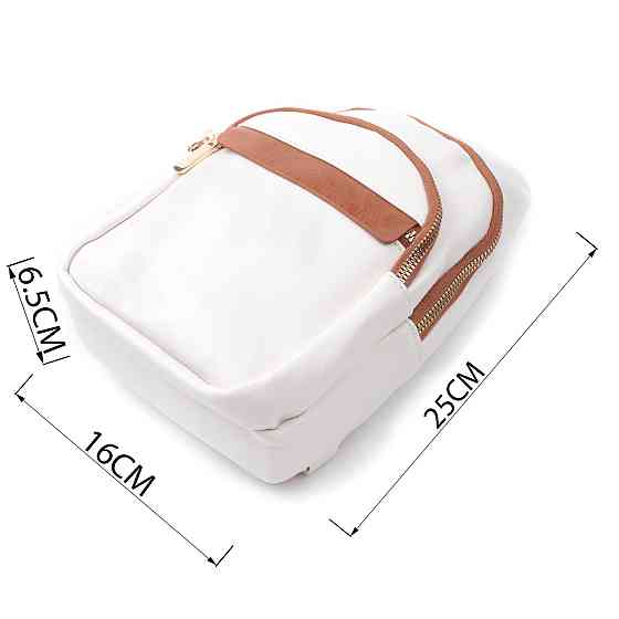 Женская сумка с одной лямкой через плечо из гладкой экокожи Vintage 22768 Белый Киев