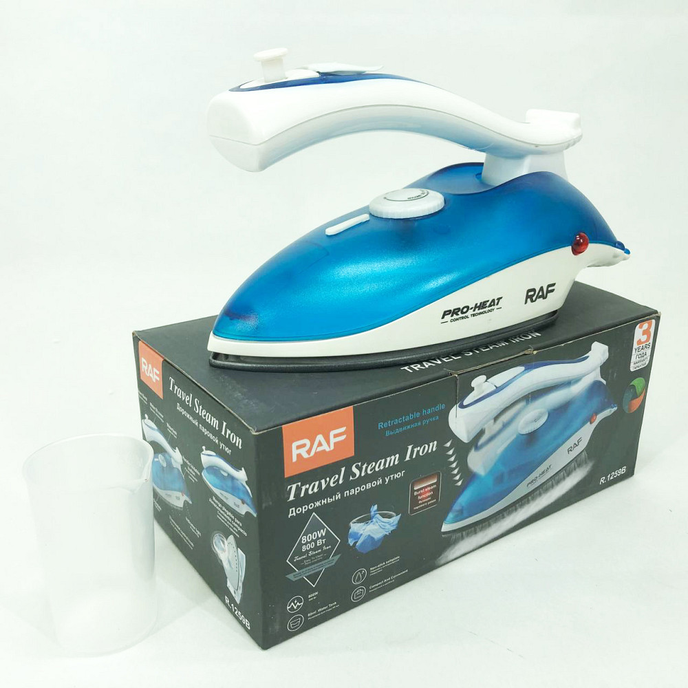 Утюг с паром для глажения RAF R.1259B 800 Вт, Хороший утюг для глажки вещей Домашний с паром IL-41 Львов - изображение 13